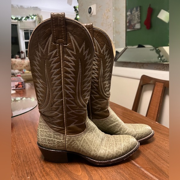 Green Nocona Boots - Picture 1 of 4